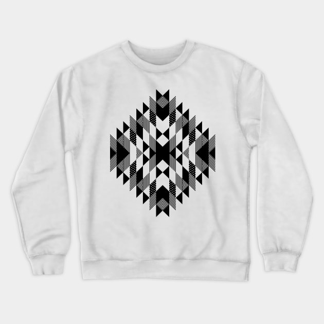 Native Tribal Art Crewneck Sweatshirt by marieltoigo